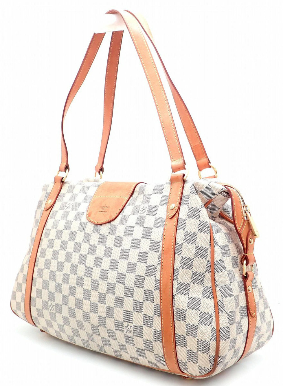 Louis Vuitton Bag Stresa Tote White Azur Damier Shoulder White